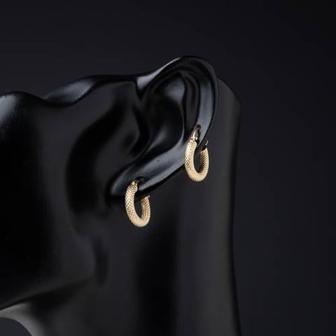 حلق ذهب عيار 18