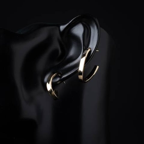 حلق ذهب عيار 18