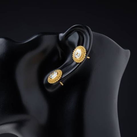 حلق ذهب عيار 21