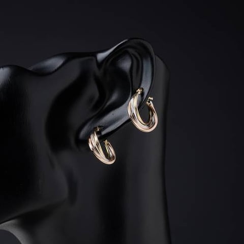 حلق ذهب عيار 18