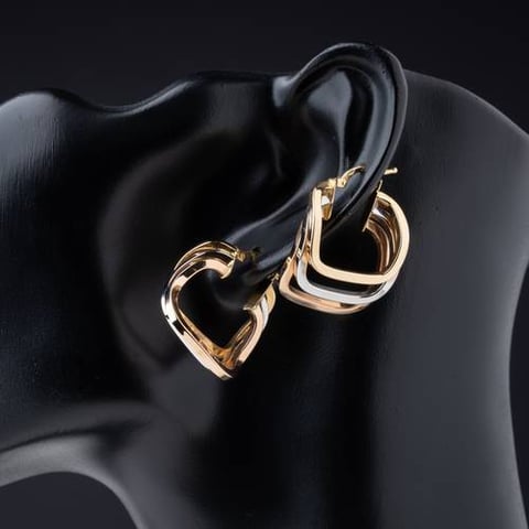 حلق ذهب عيار 18