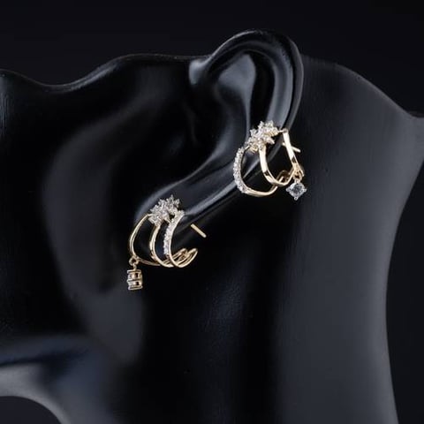 18K Gold Earrings