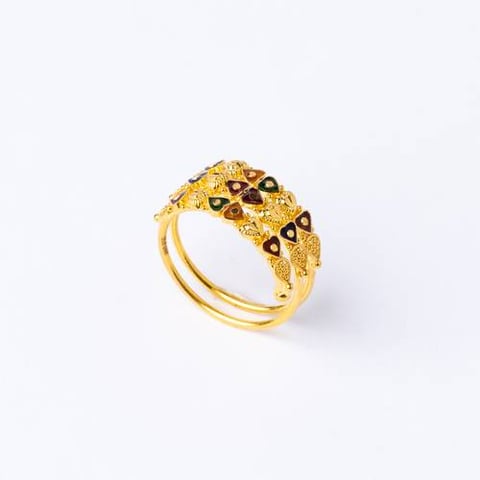 خاتم ذهب عيار 21