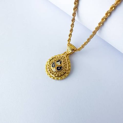 عقد ذهب عيار 21