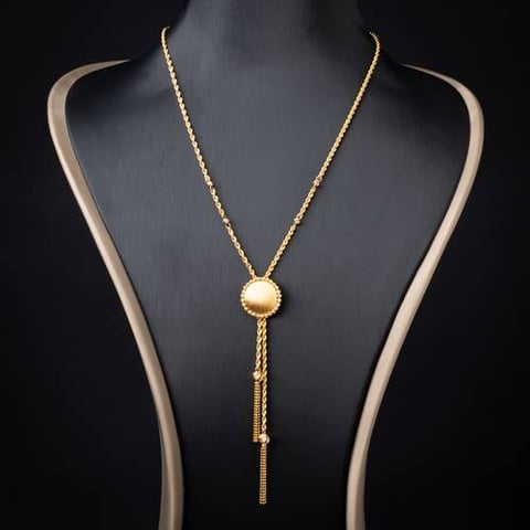 عقد ذهب عيار 21