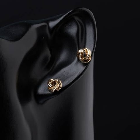 حلق ذهب عيار 18
