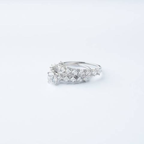 18K Gold Twin Ring