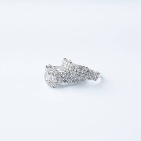 18K Gold Twin Ring