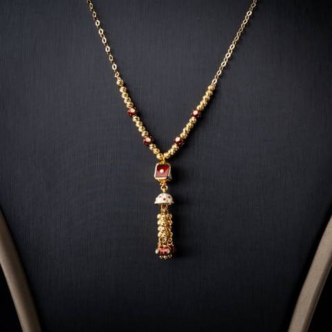 عقد ذهب عيار 21