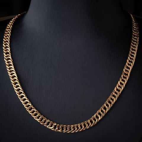 عقد ذهب عيار 21