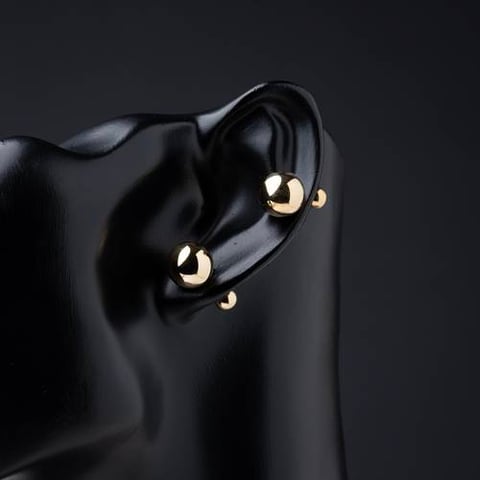 حلق ذهب عيار 18