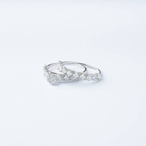 18K Gold Twin Ring