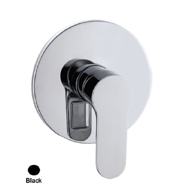 SCHMITT-SMART 7065  خلاط طهارة مخفي مع قاعدة دائري اسود