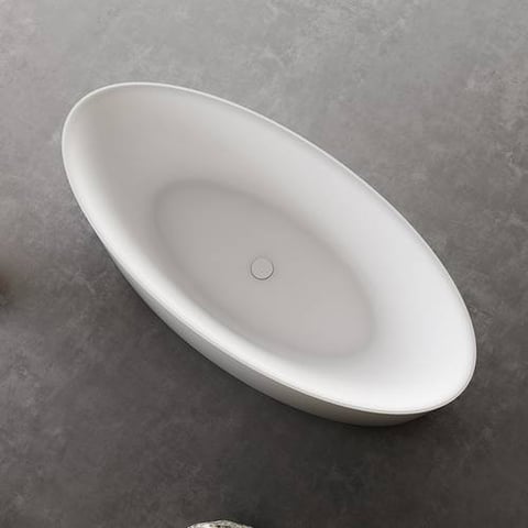 مغطس / بانيو ديكور ابيض فيركو مقاس VERCO 170X80 cm