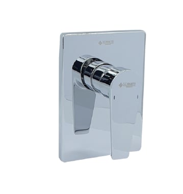 SCHMITT FOCUS 7465   خلاط طهارة مخفي مع قاعدة مربع كروم