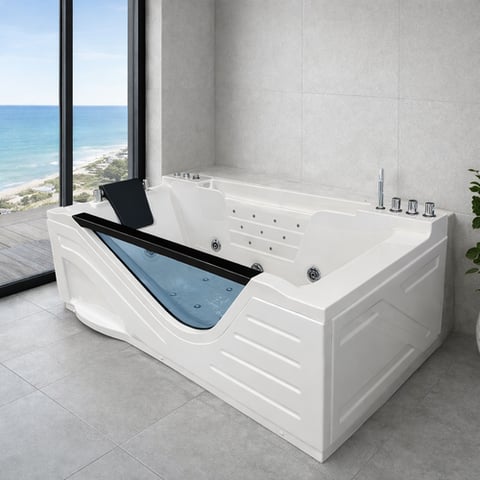 جاكوزي فيركو فاخر شلال ابيض مقاس VERCO 190*100 cm