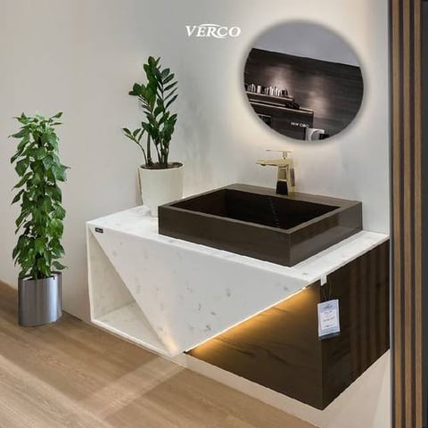 مغسلة تصنيع رخام فيركو تفصيل حسب الطلب مقاس *50*90 VERCO
