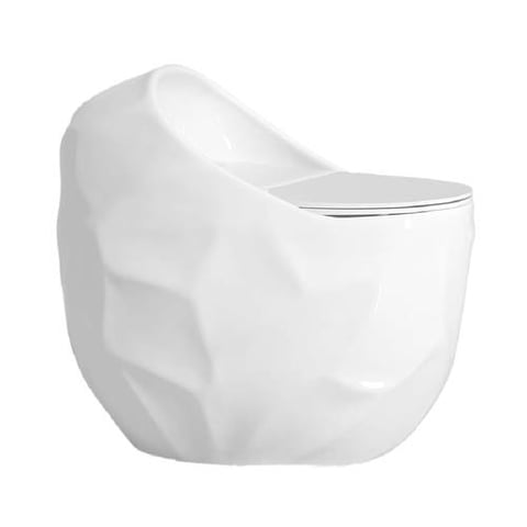 كرسي فرنجي مضلع ابيض فيركو مقاس VERCO 25cm