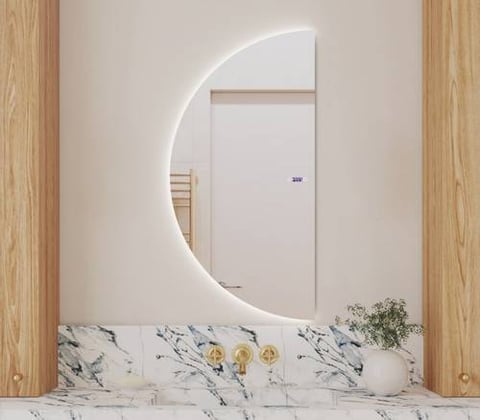 مرايا نصف دائرة ساعة (R) مقاس 140x70 cm فيركو - VERCO