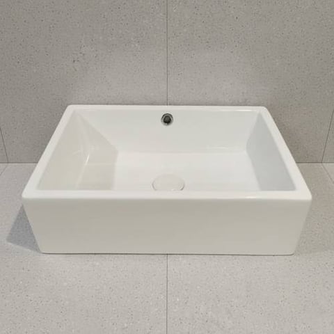 حوض مغسلة خارجي ابيض  مقاس 51X36 cm  فيركو  VERCO