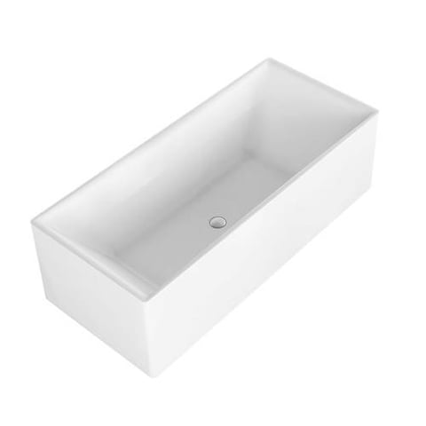 بانيو ديكور ابيض فيركو مقاس  VERCO 170X75 cm