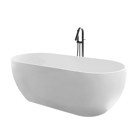 بانيو ديكور ابيض فيركو مقاس VERCO 150X75 cm
