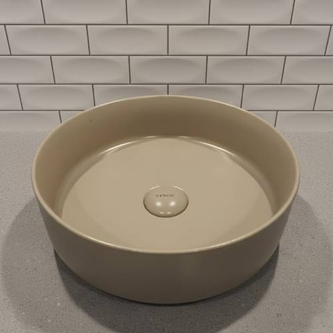 حوض مغسلة خارجي بيج  مقاس 36X36 cm فيركو  VERCO