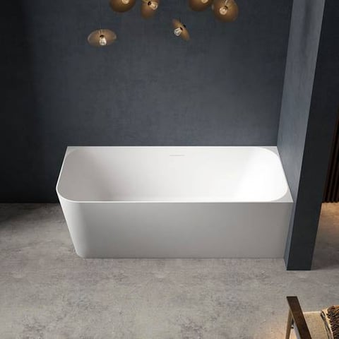 مغطس / بانيو ديكور ابيض فيركو (L) مستطيل مقاس VERCO 170X75 cm