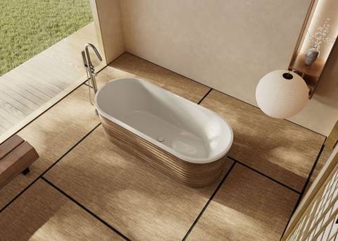  بانيو ديكور خشابي فيركو VERCO 170X72 cm
