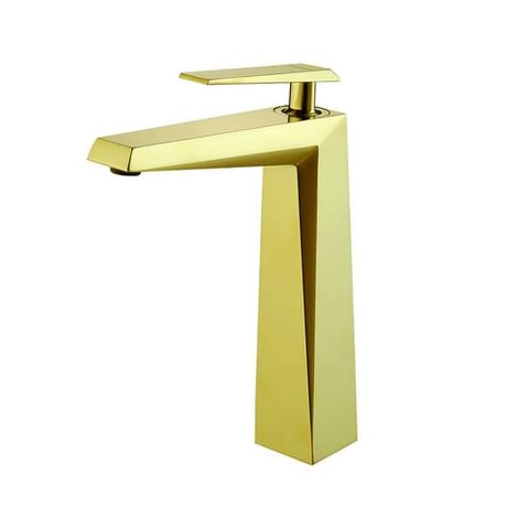 VERCO Gold Tall Basin Mixer
