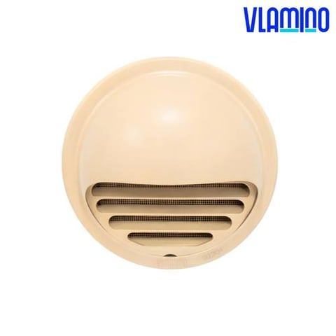 VLAMINO 304 Stainless Steel Exhaust Fan Shutter (Beige)