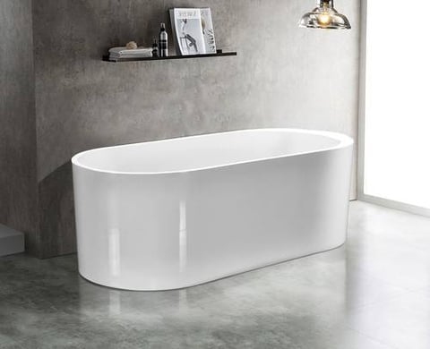  بانيو ديكور ابيض فيركو مقاس VERCO 150X70 cm