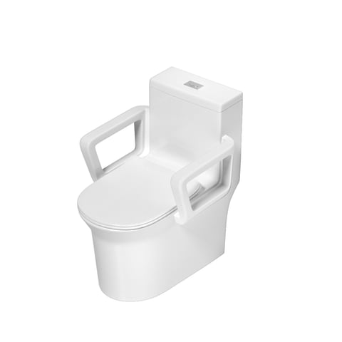 كرسي فرنجي ذوي الهمم ابيض فيركو مقاس VERCO 30cm