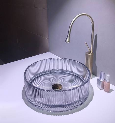 حوض مغسلة كرستال بدون هراب مقاس36*36فيركو  VERCO 