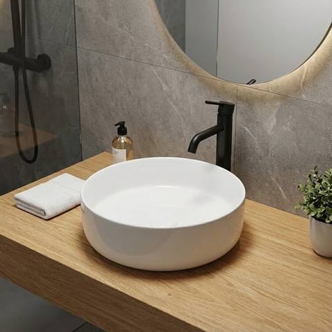 حوض مغسلة خارجي ابيض مقاس 36X36 cm  فيركو  VERCO 