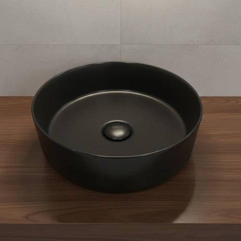 حوض مغسلة خارجي دائري هراب رمادي غامق فيركو 36X36 cm  فيركو  VERCO