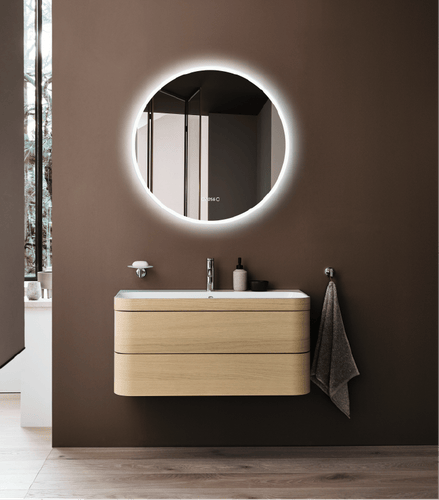 مرايا  انارة ساعة دائري لونين مقاس 90x90 cm فيركو - VERCO