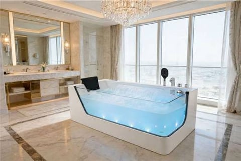 جاكوزي فيركو فاخر شلال ابيض VERCO 180*90 cm