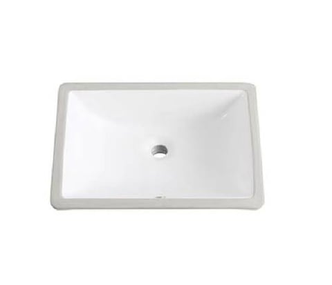تفصيل حوض داخلي ابيض سيراميك 33*46 VERCO 