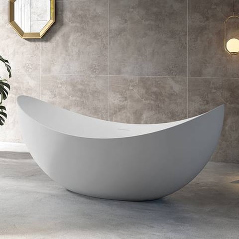 مغطس / بانيو ديكور فاخر ابيض فيركو مقاس VERCO 180X80 cm