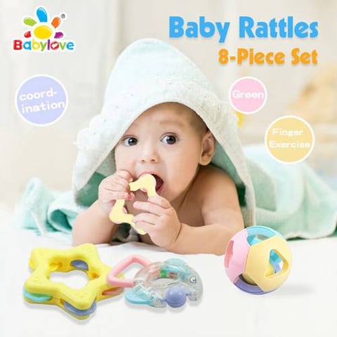 Baby Love rattles 8 pcs