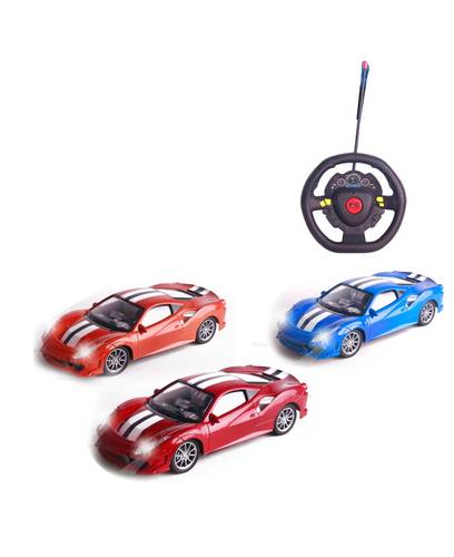 R/C Car Steering Wheel Control with Light Scale 1:18