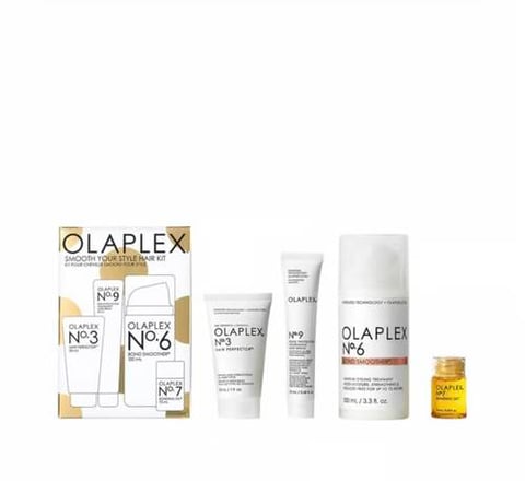 مجموعة اولابليكس لتنعيم شعرك وترميمه وتصفيفه - olaplex