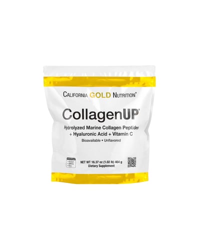 CollagenUP، بيبتيدات كولاجين بحرية متحللة مع حمض الهيالورونيك وفيتامين جـ، بدون نكهات، 16.37 أونصة (464 جم)