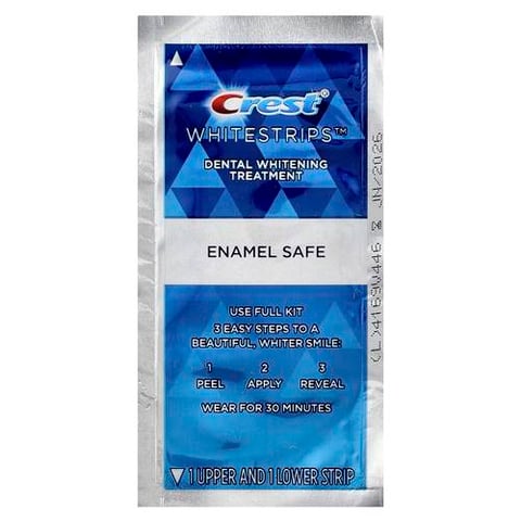 كريست 3D Whitestrips™m,مجموعة تبييض الأسنان، للحصول على اسنان ناصعة البياض، 20 شريطًا