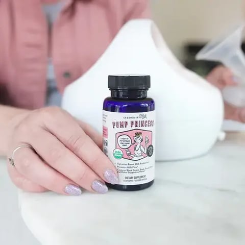 لدعم إنتاج الحليب الطبيعي ليجينداري ميلك Pump Princess ، 60 كبسولة نباتية