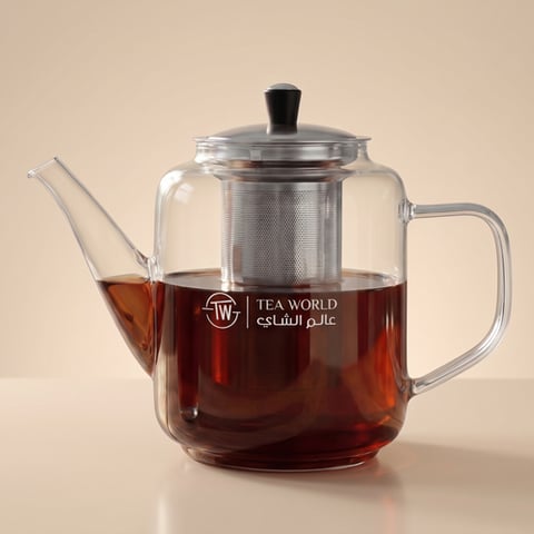 براد شاي زجاجي مقاوم للحرارة - 650 ملي	