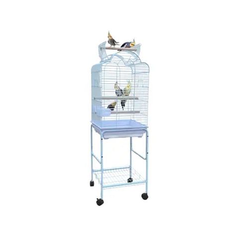 Dayang Dome Cage & Stand Combo for Medium/Large Parrots & Birds – 147 cm - Light Blue