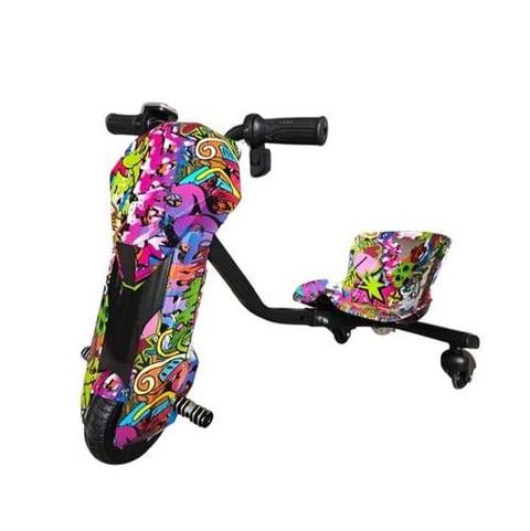 Mini Drift Scooter - 36 Volt Colorful Graffiti Design