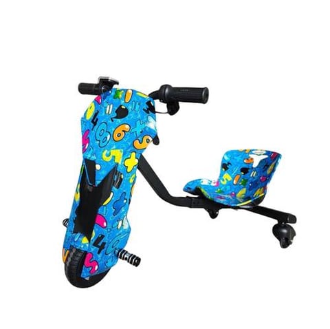 Mini Drift Scooter - 36 Volt - Neon Shapes Design